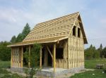 projekt domu drewnianego przpiórka